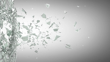 Broken Glass Pieces.