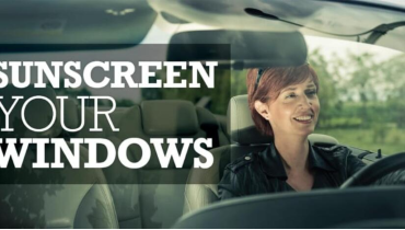 A woman driving a car