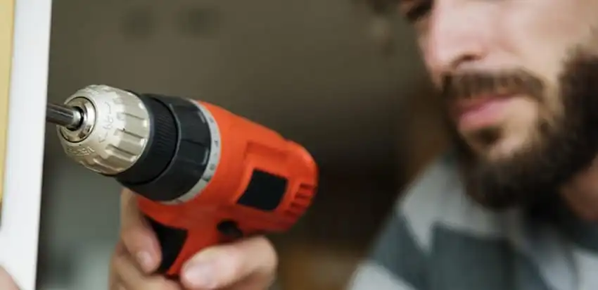 Man using a power tool